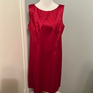 Dress Barn Red Satin dress